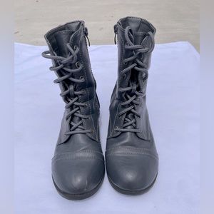 Kali Combat Boots Dark Grey Size 8